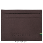 мока мъже притежател на карта sur seine кожени изделия Longchamp 6084PZ18