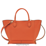 морков Жени чанта за пощенска кутия чанти Longchamp 6084PZ170 - Image 3