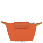 морков Жени le pliage зелена кесия за монети кожени изделия Longchamp 6084PZ511 - Image 2