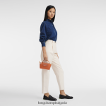морков Жени le pliage зелена торбичка с дръжка кожени изделия Longchamp 6084PZ674 - Image 2