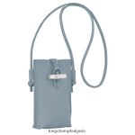 облачно синьо Жени калъф за телефон roseau с дантела кожени изделия Longchamp 6084PZ687 - Image 3