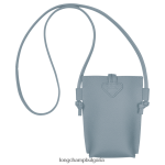 облачно синьо Жени калъф за телефон roseau с дантела кожени изделия Longchamp 6084PZ687 - Image 4