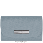 облачно синьо Жени портфейл розо кожени изделия Longchamp 6084PZ579