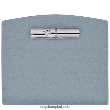 облачно синьо Жени портфейл розо кожени изделия Longchamp 6084PZ585