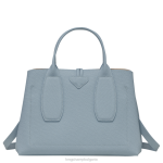 облачно синьо Жени розова чанта чанти Longchamp 6084PZ107 - Image 4