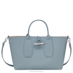 облачно синьо Жени розова чанта чанти Longchamp 6084PZ107 - Image 5