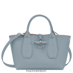 облачно синьо Жени розова чанта чанти Longchamp 6084PZ115 - Image 5