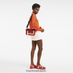 оранжево/бордо мъже le pliage колекция чанта за фотоапарат чанти Longchamp 6084PZ335 - Image 2