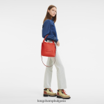 оранжево Жени 3d чанта през рамо чанти Longchamp 6084PZ315 - Image 2