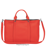 оранжево Жени 3d чанта чанти Longchamp 6084PZ184 - Image 3