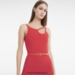 оранжево Жени колан le foulonne аксесоари Longchamp 6084PZ926 - Image 4