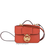 оранжево Жени чанта за кръстосано тяло box-trot чанти Longchamp 6084PZ21