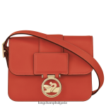оранжево Жени чанта за кръстосано тяло box-trot чанти Longchamp 6084PZ229