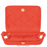 оранжево Жени le foulonne портфейл на верига кожени изделия Longchamp 6084PZ328 - Image 5