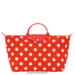 оранжево мъже le pliage колекция пътна чанта чанти Longchamp 6084PZ782