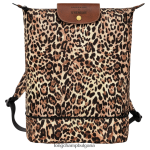 печат на пантера Жени чанта/раница през рамо чанти Longchamp X D'heygere 6084PZ322