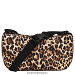 печат на пантера Жени чанта/раница през рамо чанти Longchamp X D'heygere 6084PZ322 - Image 7
