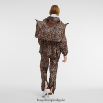 печат на пантера мъже пътна чанта / раница чанти Longchamp X D'heygere 6084PZ831 - Image 8
