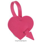 розово Жени ключодържатели coeur кожени изделия Longchamp 6084PZ758