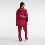 розово Жени чанта/раница през рамо чанти Longchamp X D'heygere 6084PZ325 - Image 8