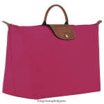 розово мъже пътна чанта / раница чанти Longchamp X D'heygere 6084PZ834 - Image 4