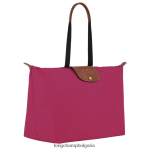 розово мъже пътна чанта / раница чанти Longchamp X D'heygere 6084PZ834 - Image 5