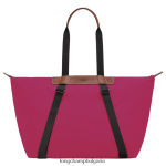 розово мъже пътна чанта / раница чанти Longchamp X D'heygere 6084PZ834 - Image 7