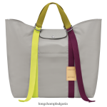 сиво Жени чанта le pliage re-play чанти Longchamp 6084PZ54