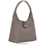 сиво Жени чанта Roseau Essential Hobo чанти Longchamp 6084PZ358 - Image 2