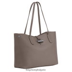сиво Жени чанта Roseau Essential Tote чанти Longchamp 6084PZ362 - Image 3