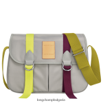 сиво Жени le pliage re-play чанта през рамо чанти Longchamp 6084PZ206