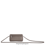 сиво Жени Roseau есенциален съединител кожени изделия Longchamp 6084PZ11 - Image 4