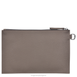 сиво Жени roseau есенциална торбичка кожени изделия Longchamp 6084PZ692 - Image 3