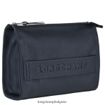среднощно синьо мъже 3d торбичка кожени изделия Longchamp 6084PZ13 - Image 3