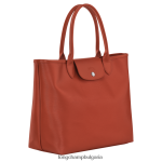 теракота Жени градска чанта le pliage чанти Longchamp 6084PZ85 - Image 3