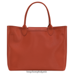 теракота Жени градска чанта le pliage чанти Longchamp 6084PZ85 - Image 4