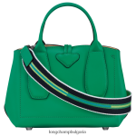 трева/зелена светлина Жени розова чанта чанти Longchamp 6084PZ101 - Image 4