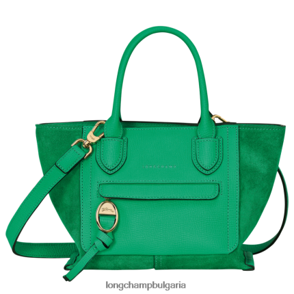 трева/зелена светлина Жени чанта за пощенска кутия чанти Longchamp 6084PZ160