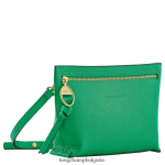 трева/зелена светлина Жени чанта през рамо за пощенска кутия чанти Longchamp 6084PZ310 - Image 3