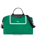 трева/зелена светлина мъже le pliage колекция пътна чанта чанти Longchamp 6084PZ777