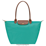 тюркоаз Жени оригинална чанта le pliage чанти Longchamp 6084PZ418