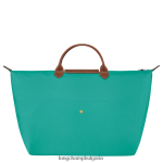 тюркоаз Жени le pliage оригинална чанта за пътуване чанти Longchamp 6084PZ809 - Image 3