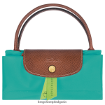 тюркоаз Жени le pliage оригинална чанта чанти Longchamp 6084PZ201 - Image 6