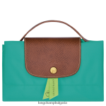 тюркоаз мъже le pliage оригинално куфарче чанти Longchamp 6084PZ489 - Image 5