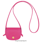 фуксия Жени портмоне за монети epure с кожена дантела кожени изделия Longchamp 6084PZ535