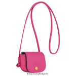 фуксия Жени портмоне за монети epure с кожена дантела кожени изделия Longchamp 6084PZ535 - Image 3