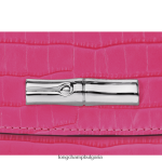 фуксия Жени съединител Roseau кожени изделия Longchamp 6084PZ258 - Image 6