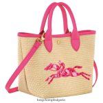 фуксия Жени le panier pliage кошница чанта чанти Longchamp 6084PZ62 - Image 3