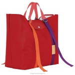 червен Жени чанта le pliage re-play чанти Longchamp 6084PZ58 - Image 3