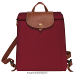 червен Жени le pliage оригинална раница чанти Longchamp 6084PZ443